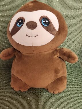 Plush Brown Sloth Stuffed Animal - Soft Kids Toy